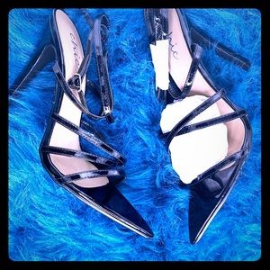 Women’s Size 11 strappy black heels